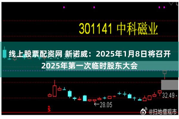 线上股票配资网 新诺威：2025年1月8日将召开2025年第一次临时股东大会